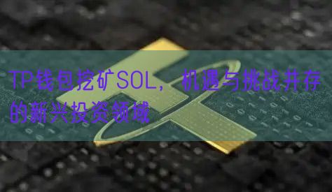 TP钱包挖矿SOL，机遇与挑战并存的新兴投资领域