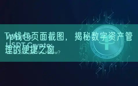 Tp钱包页面截图，揭秘数字资产管理的便捷之窗